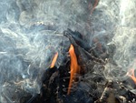 smoke, fire, dangerous