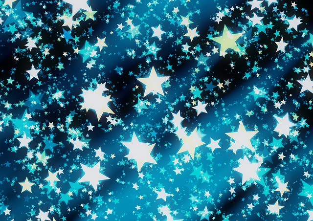 Free advent stars christmas illustration