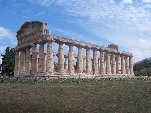 Italië, Pompei, Kolommen, Oud, Paestum