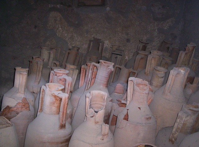 Urnen, Schepen, Pompei, Italië, Oud