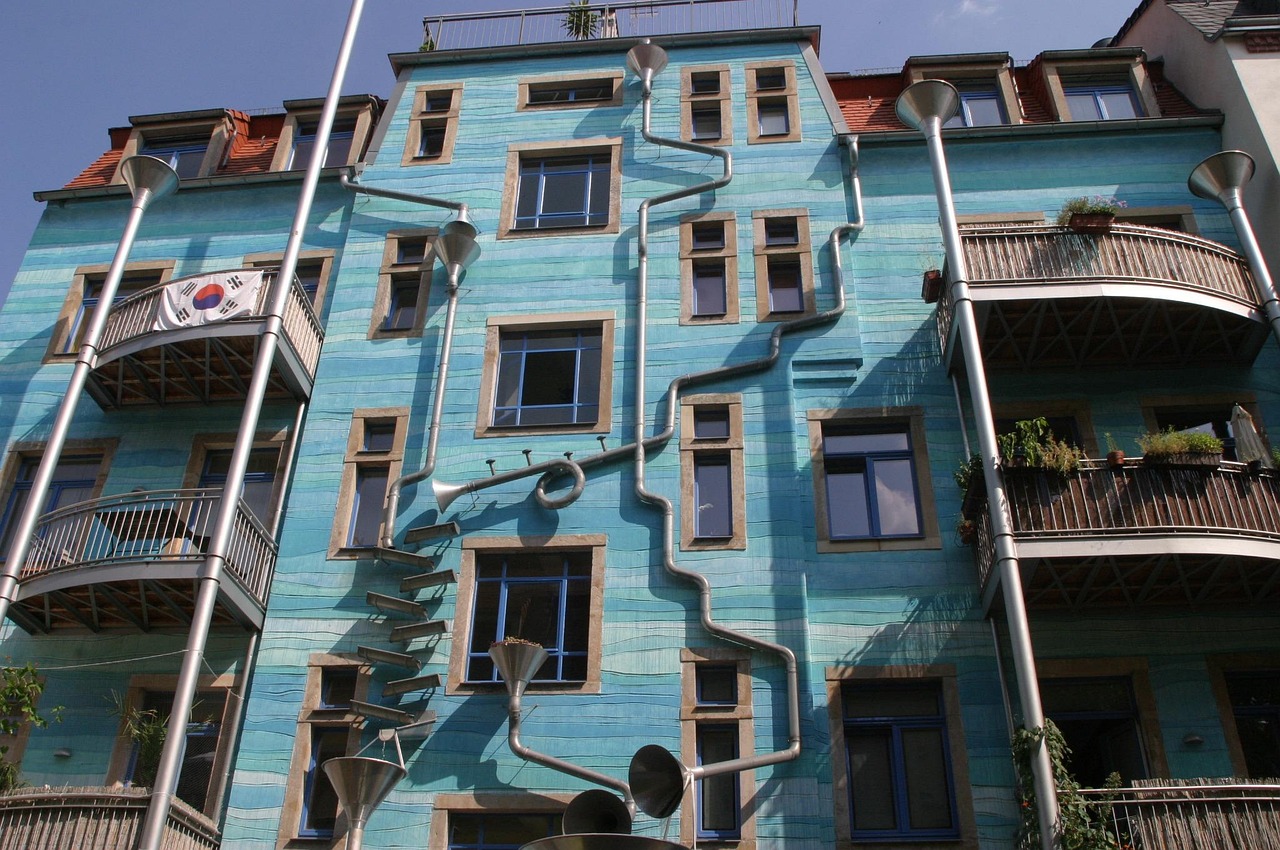 dresden, trendy, artist quarter, neustadt, modern art, kunshofpassage, architecture, dresden, dresden, dresden, dresden, dresden