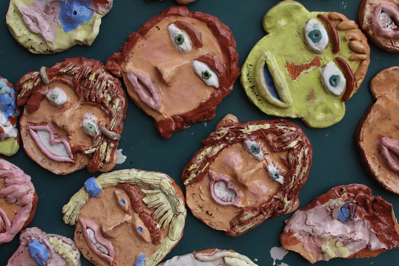Pottery Faces Scowles - Free photo on Pixabay