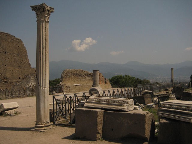 Free Pompeii Columns photo and picture