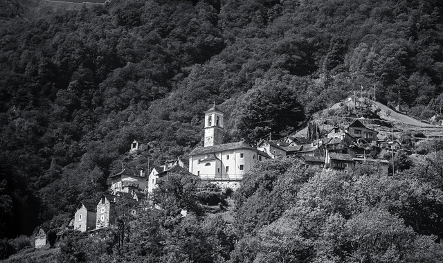 Free Mountain Village Stone House photo and picture