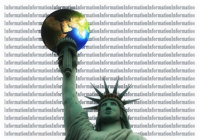 Free statue of liberty monument manhattan illustration