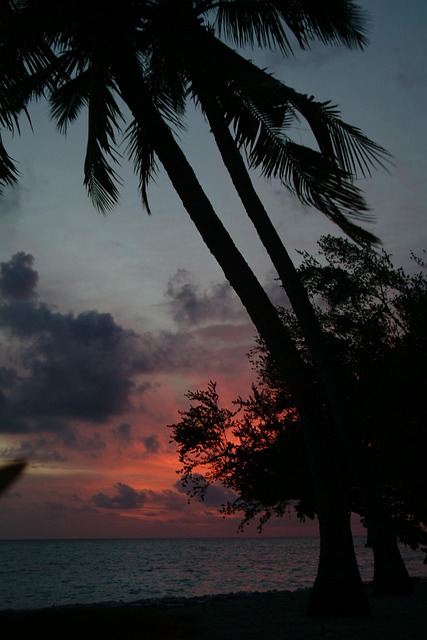 Maldiven, Strand, Zonsondergang