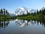mount shuksan, mountain, landscape