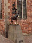 bremen town musicians, monument, bremen
