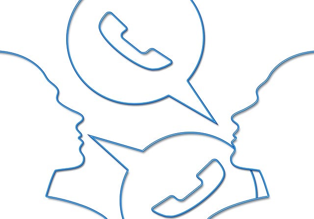 Free make a phone call send receive illustration