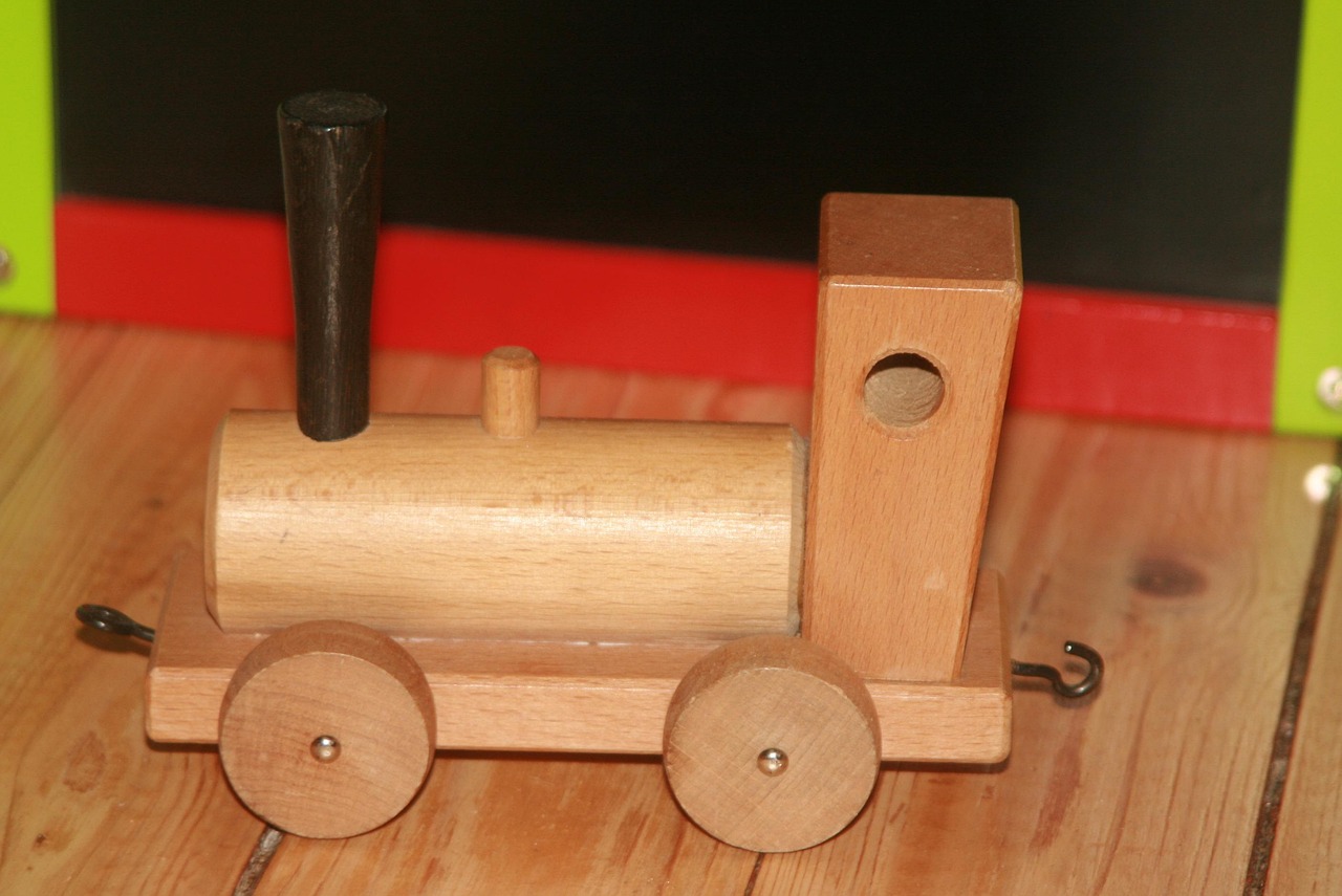 tren madera juguettos