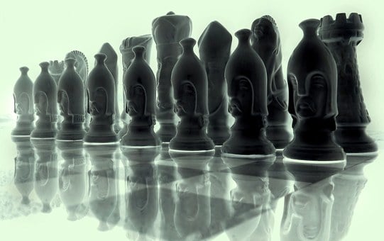 Free Chess Game Black And White illustration and picture