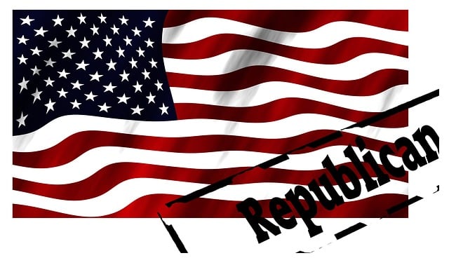 Free banner flag blow illustration