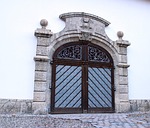 input, hinged door, double door