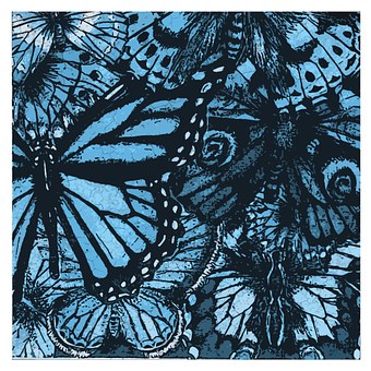 Free Butterflies Collage illustration and picture
