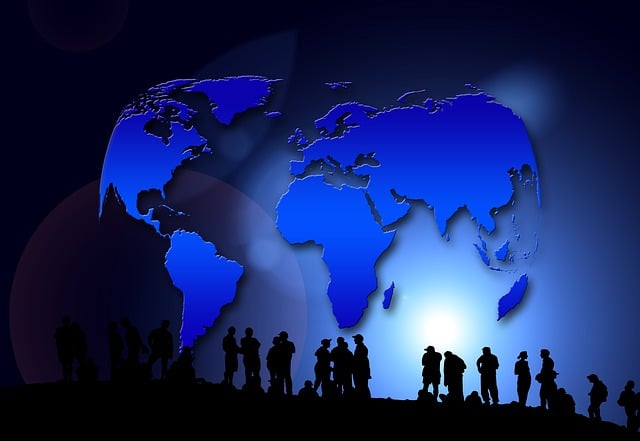 Free earth continents global illustration