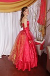 elegance, dress, coral