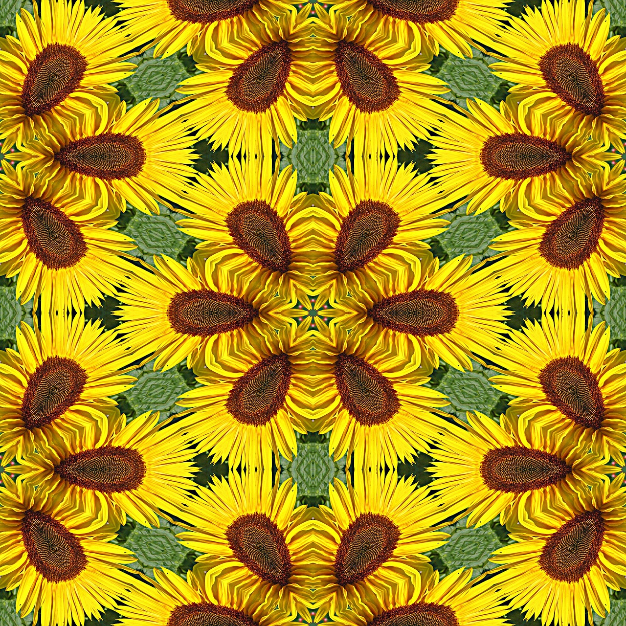 Free kaleidoscope digital art structure illustration