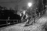 luxembourg, park, night