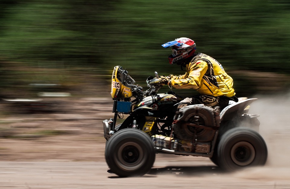 Atv, Sports, Motorbike, Four Wheeler, Dakar, Race
