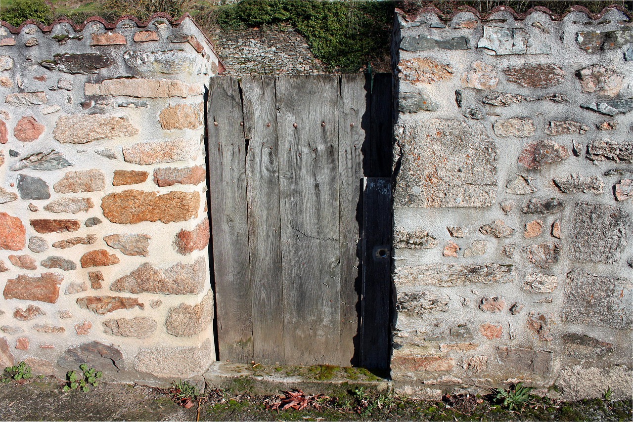 Shabby Door - free online jigsaw puzzle photo