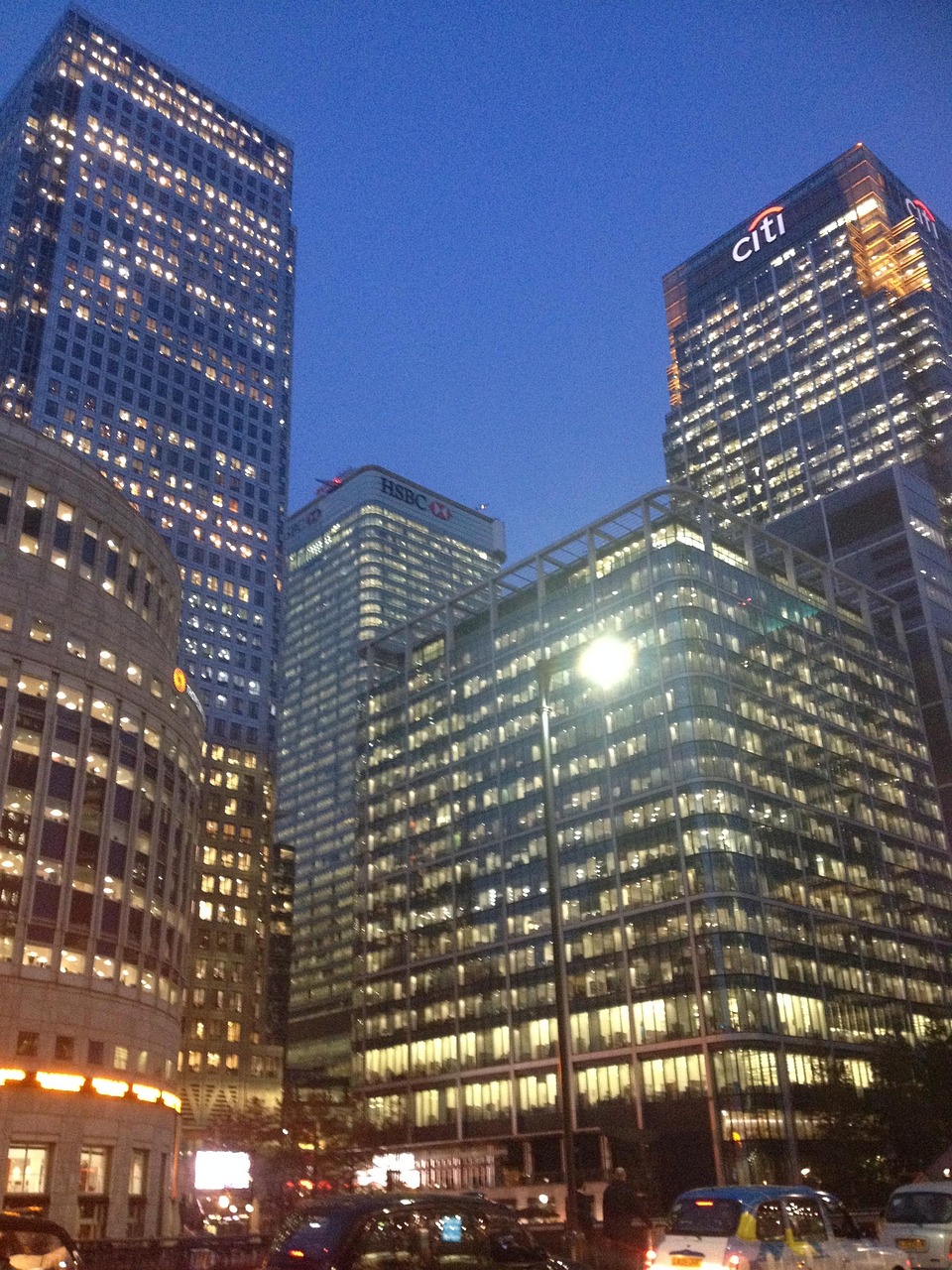Canary Wharf Night Lights - Free photo on Pixabay