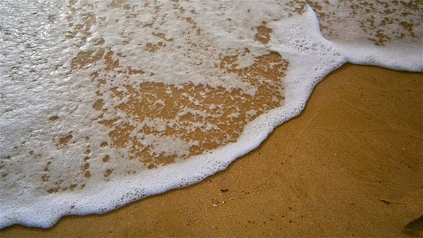 Mar, Praia, Espuma, Aceno, Areia, Água