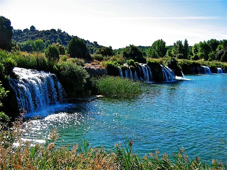 Lagoas Ruidera, Água, Cachoeira, Rio