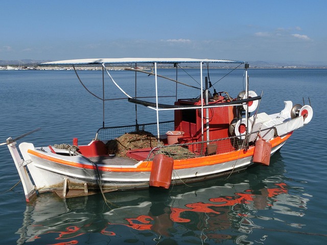 Free Fishing Boat Greece photo and picture