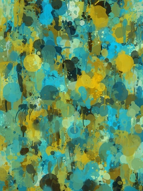 Farbe, Bespritzt, Graffiti, Grün, Blau