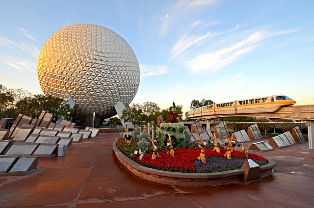 Disney, Epcot, Zomer, Beeldhouwwerk