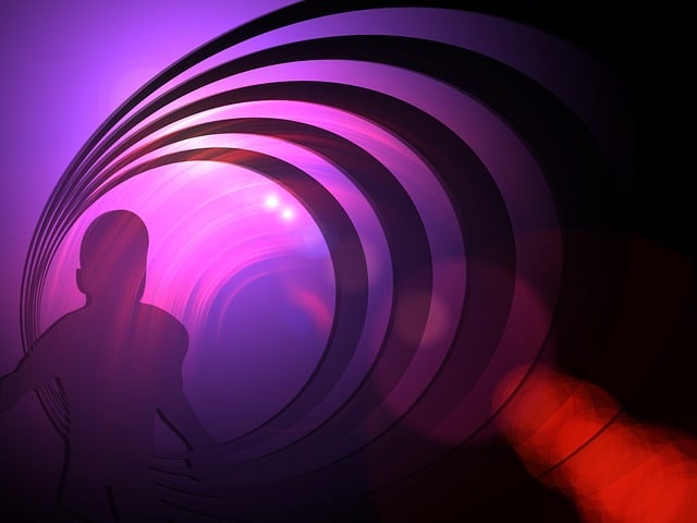 Free person man circles illustration