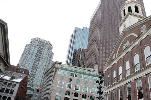 Boston, By, Bybillede, Massakuer