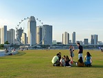 singapore, marina barrage, singapore landmark