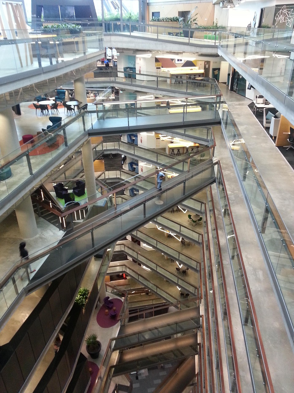 Edificio, Interior, Diseño, Arquitectura