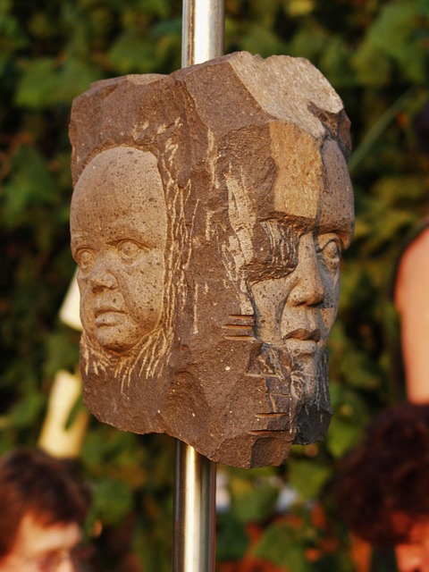 Free Art Stone Heads photo and picture