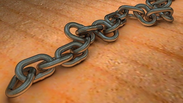 Free chain metal chain link illustration