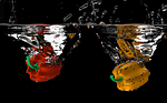 paprika, water, vegetables