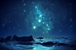 blue, sky, night