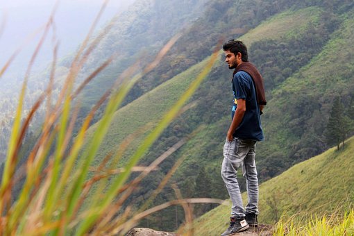Om, Masculin, Excursionist, Natura
