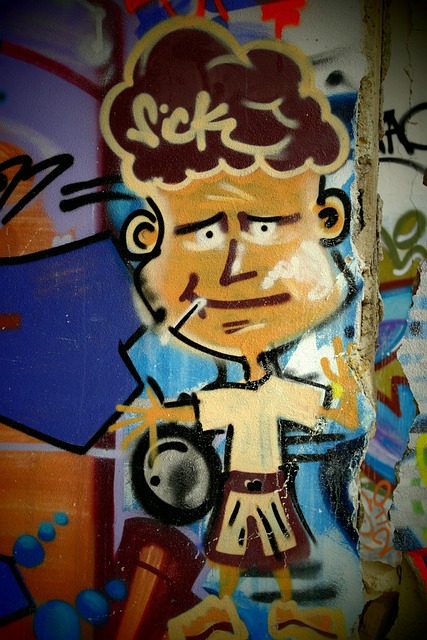 Cuadro En La Pared, Rociar, Colores