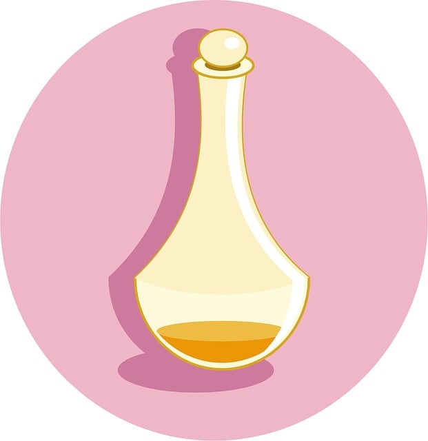 Free perfume bottle fragrance illustration