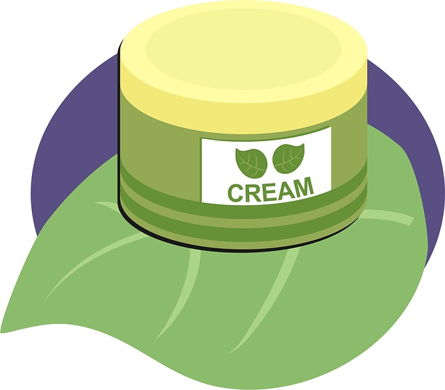 Free leaf cream moisture illustration