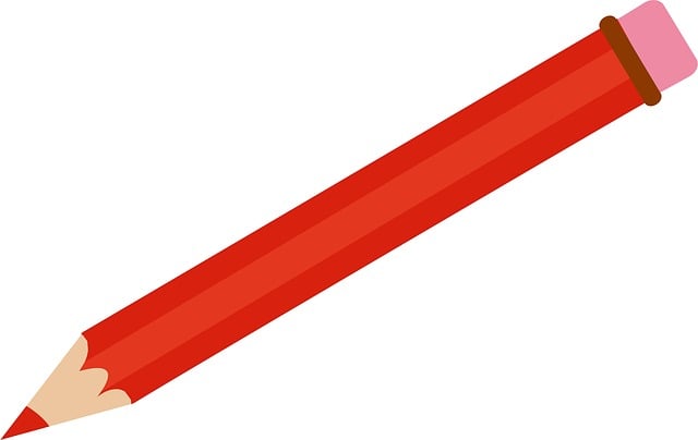 Schreiben, Bleistifte, Werkzeuge, Rot