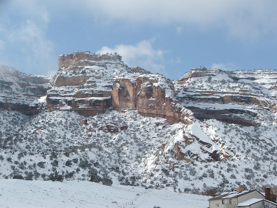 Snowy mountains
