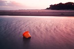 bucket, sunset, landscape