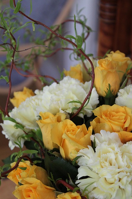 Gul, Rose, Buket, Blomst, Blomstre