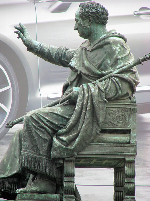 Free Copper Statue Scepter photo and picture