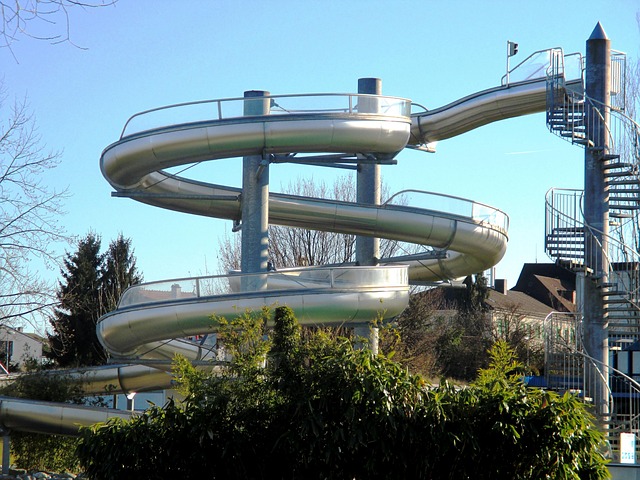 Waterslide Outdoor Pool Seaside - Free photo on Pixabay - Pixabay