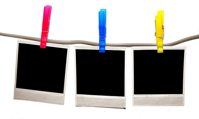 Free polaroid clothespins photos illustration