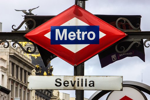 Metrô, Madri, Espanha, Assinar, Metro